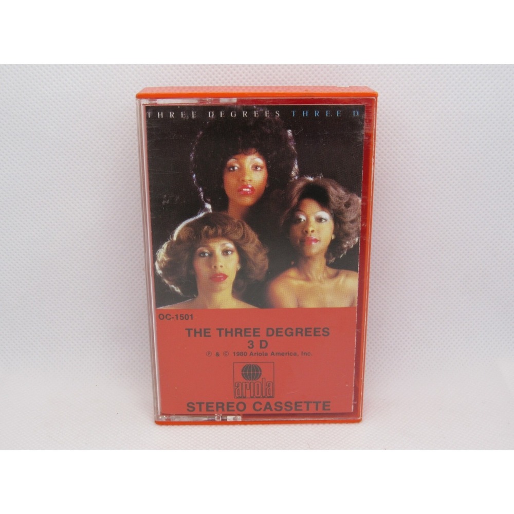 THE THREE DEGREES - By. 3 D  Cassette,‎ Album -	Electronic, Funk / Soul /Disco